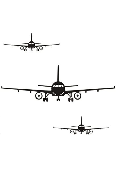 Generic Tazweeq Airplane Wall Decor Stickers, DIY Removable Aircraft Wall Art...