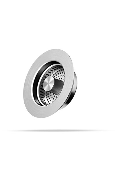 Generic Stainless Steel Kitchen Sink Drain Strainer, Pop-Up Basket Filter wit...