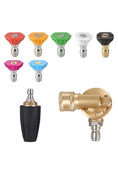 Generic Eacam 4000PSI Pressure Washer Rotating Turbo Nozzle, Quick Connector ...