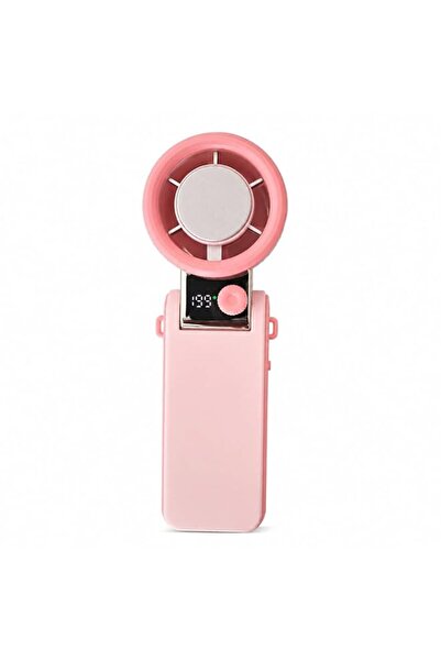 Generic Foldable Handheld Ice Cooling Fan, 199-Speed Digital Display, 10W Hig...