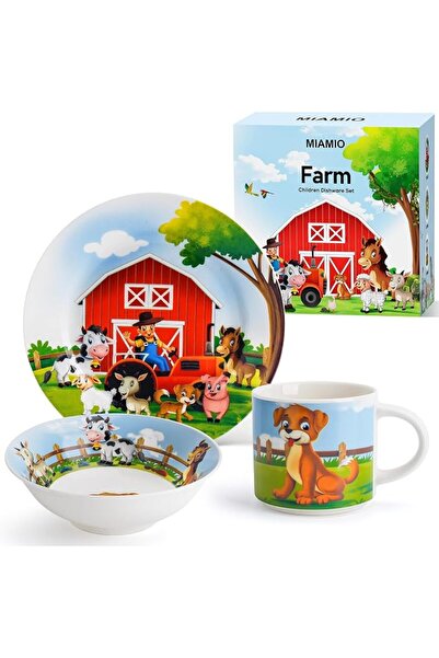 MIAMIO Miamu Children's Tableware Set (Ocean) |   Set of 3 Children Dishes / ...