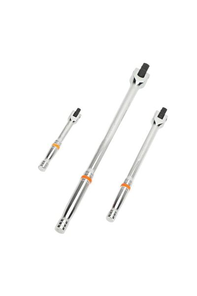 Generic Hyuduo Breaker Bar Set Durable CR V Steel 3 Pcs 1/2 3/8 1/4 Inch Driv...
