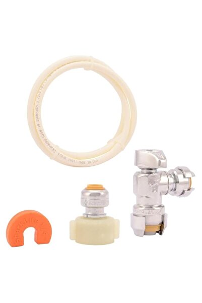 Generic SharkBite 25088 Bagged Toilet Kit, 1/4 In, Brass