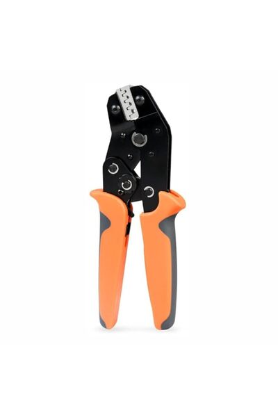 Generic 5-in-1 Wire Crimping Tool, AWG 24–16 Ratcheting Crimper, Non-Insulate...