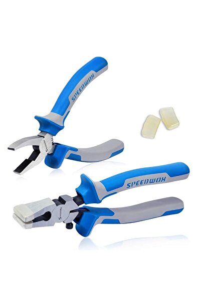 Generic SPEEDWOX 2 Piece Glass Breaker Pliers and Hammer Cutting Pliers Set w...