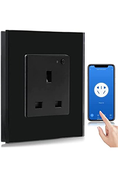 Generic Smart Socket, WiFi Outlet Socket Work with Alexa Smart Life App Remot...