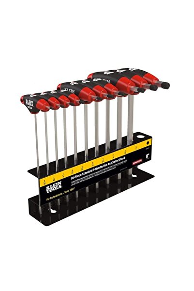 Generic Klein Tools JTH610E T Handle Hex Key Set with Stand, SAE, 6-Inch Blad...