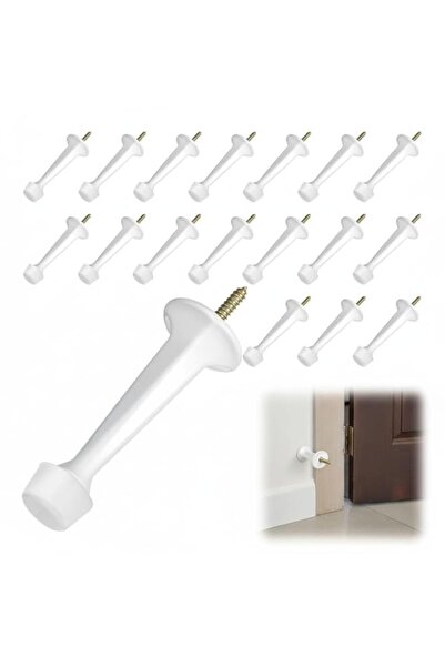 Generic Door Stoppers for Home, Solid Rigid Door Bottom Stops with Soft Rubbe...