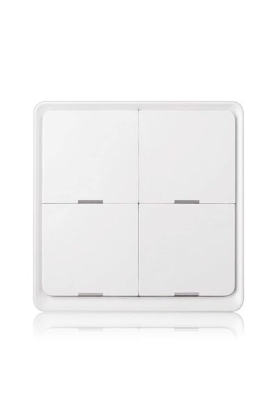 Generic SKEIDO Tuya Smart ZigBee Wireless Switch Sticker 4-way Panel Scene Bu...
