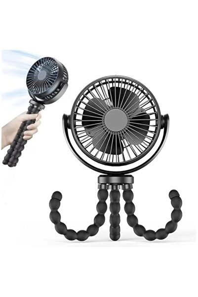 Generic Portable Stroller Fan,Use As Power Bank,3 Speed 360°Rotate Flexible T...