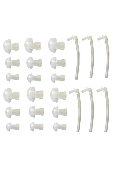 Generic 18pcs Ear Plug with 6 tubes for BTE Hearing Aid Aids Eartips Domes (s...