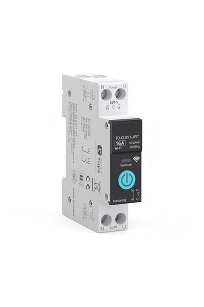 Generic DIY 1P+N Smart Wi-Fi Switch, 16A Smart WiFi Circuit Breaker with Ener...