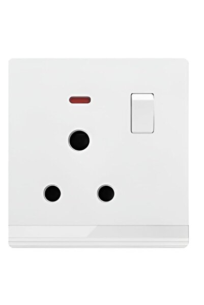 Generic Switched Power Socket with Neon Indicator – UK Standard Wall Outlet, ...