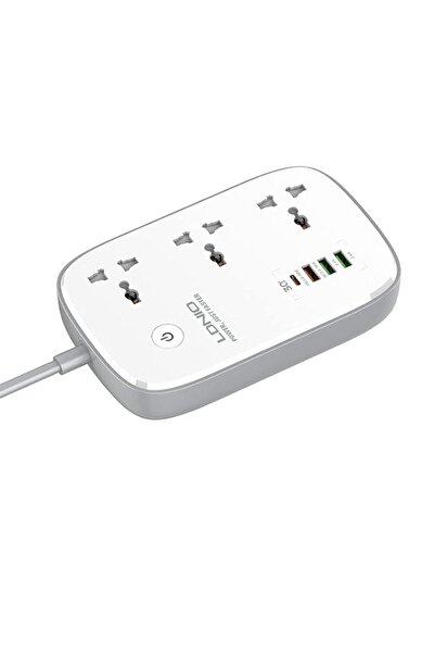 Generic LDNIO SCW3451 WIFI Smart Power Strip with 3 Universal AC Ports 1 PD, ...