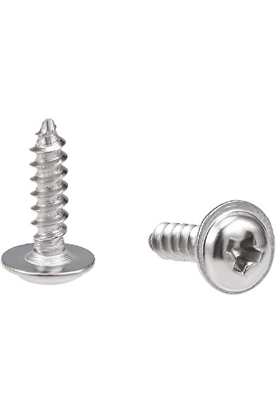 Generic M2x8mm Self Tapping Screws Phillips Pan Head with Washer Screw 304 St...
