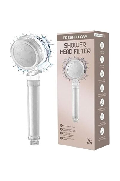 Generic Filtered Handheld Shower Head with Triple Filtration System, High Pre...