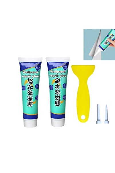 Generic Wallpaper Repair Adhesive, Clear Wallpapers Paste Kitfor Fixing Tears...
