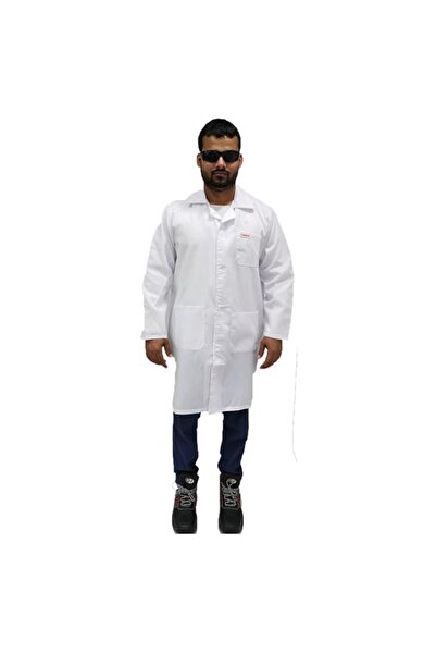 Generic Taha Cotton-Poly Blend Full-Sleeve Lab Coat for Medical, Industrial a...