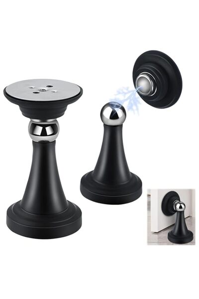 Generic YelaJoy 2pcs Magnetic Door Stoppers，No Drilling Door Holder Catch，Wat...