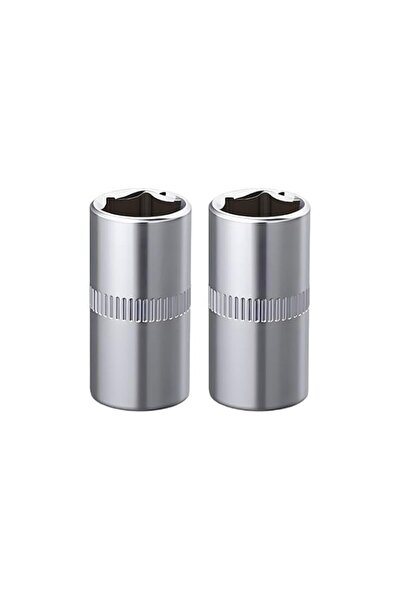 Generic 2Pcs 1/4-Inch Drive 11mm Shallow Socket Set, 6-Point Cr-V Chrome Sock...