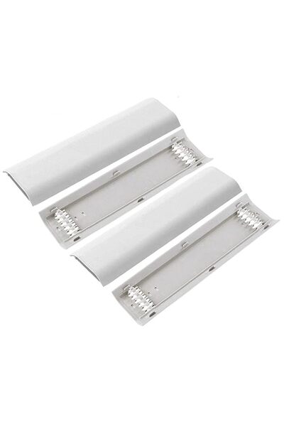 Generic Wall Mount Cable Concealer Kit, White Plastic TV Cord Cover Raceway, ...