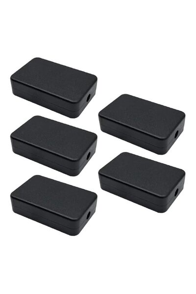 Generic 5Pcs Black Waterproof Junction Box, 40x21x11mm Plastic Electrical Box...