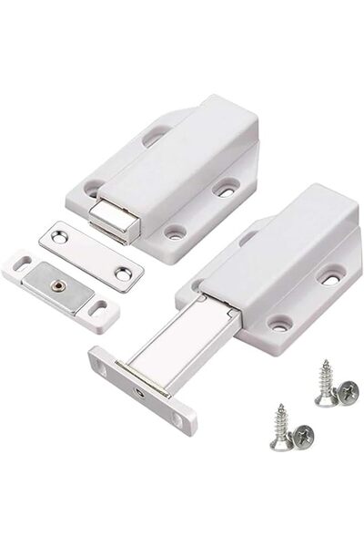 Generic Tazweeq Magnetic Push To Open Door Latch, Heavy Duty Push To Open Cab...