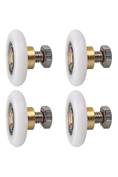 Generic 4Pcs Shower Door Roller, 25mm Shower Door Rollers Runners Bathroom Tw...