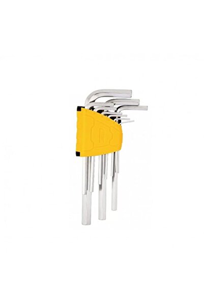 Generic Deli Long Arm Hex Key Set 9-Pieces