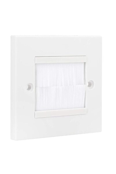 Generic Wall Plate Panel with Brush Design, Cable Wall Plate Port Insert Cove...