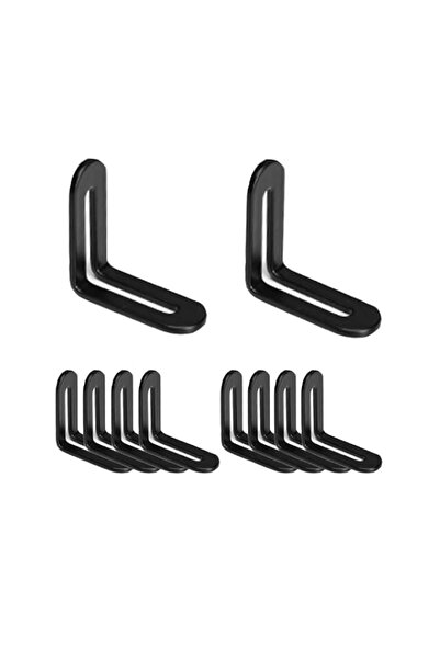 Generic 10 Pcs 1 9/10" Adjustable L-Shape Corner Brace with Slot, Heavy Duty ...