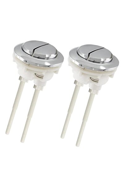 Generic 2 Pack 38mm Dual Push Flushing Toilet Button, Replacement Tank Valve