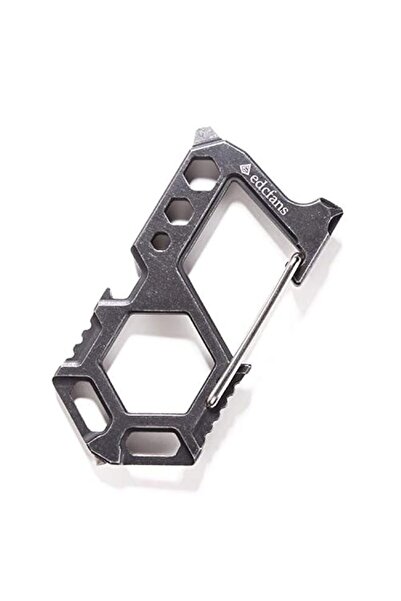 Generic Edcfans Carabiner Keychain Stainless Steel Multitool - 12 In 1 Tactic...