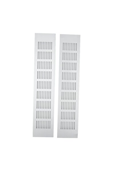 Generic 2 Pcs Rectangle Louvered Ventilation Grille Air Vent for Cabinet Shoe...