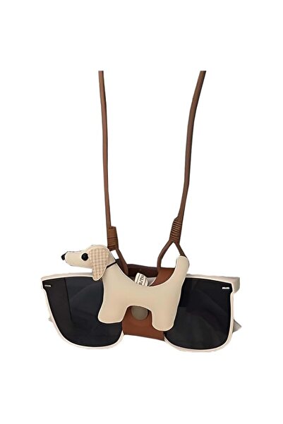 Generic Bukela 2 Pcs Adjustable PU Leather Puppy Eyeglass Strap Holder, Sungl...