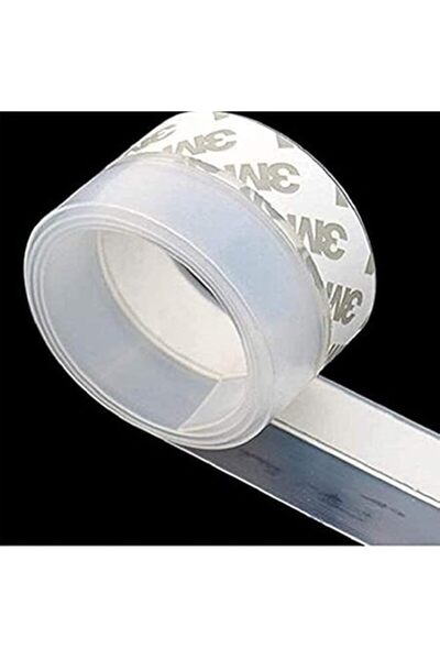 Generic ELECDON Silicone Door Bottom Seal Strip Tape, 3.5 × 500 cm, Transpare...