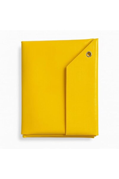 Generic Heavy Duty Tarpaulin 1.5 x 1.8 m – 555 GSM Waterproof PE Tarp, Yellow