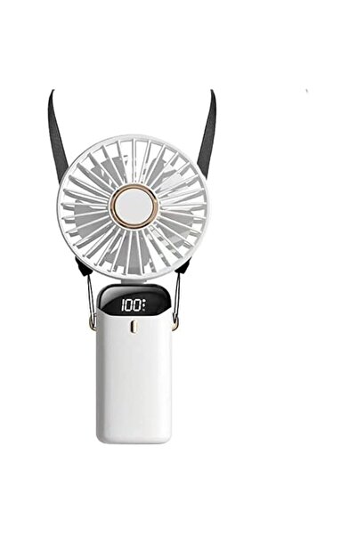 Generic X spring Fan, Rechargeable Portable Mini Desk Fan with Digital Displa...
