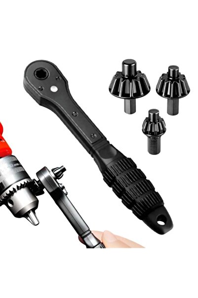 Generic Universal 2-in-1 Drill Chuck Ratchet Wrench & Key, Heavy Duty Replace...