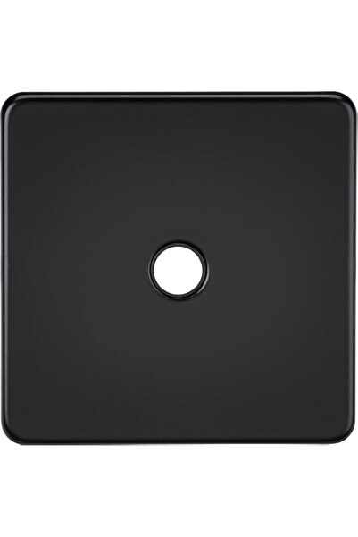 Generic Knightsbridge 20A Flex Outlet Plate - Matt Black