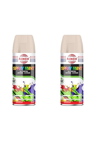 Generic Asmaco Spray Paint - Ivory - 400 Ml - Set of 02