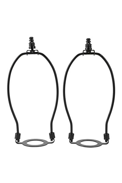 Generic 2Pcs Lamp Shade Harp Holder with E26 Light Base, Adjustable Lamp Shad...