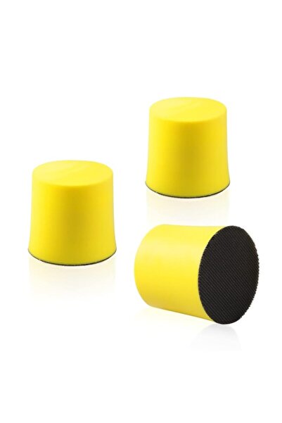 Generic Hand Sanding Blocks, 3 Pack 2" Mini Hook and Loop Sanding Pad, Backin...