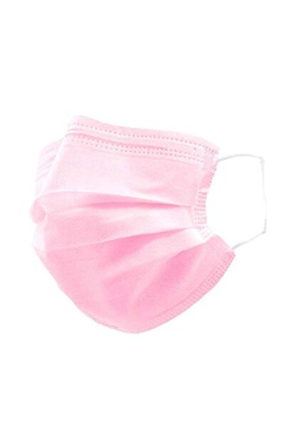 Generic BeAcient Solid Color Non-woven Breathable Face Cover Mask (Pink, 100 ...