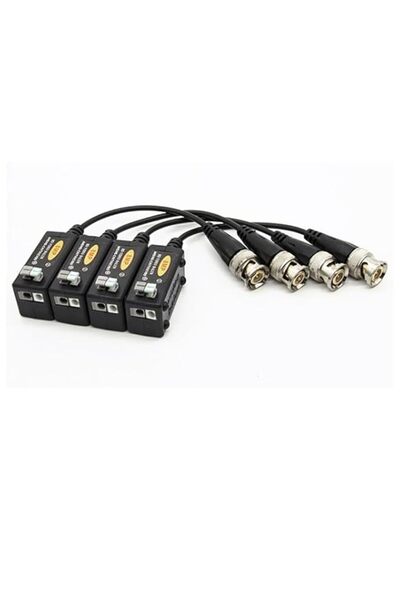 Generic 2 Pairs 4K Passive HD BNC Video Balun Transceiver Transmitter Via UTP...