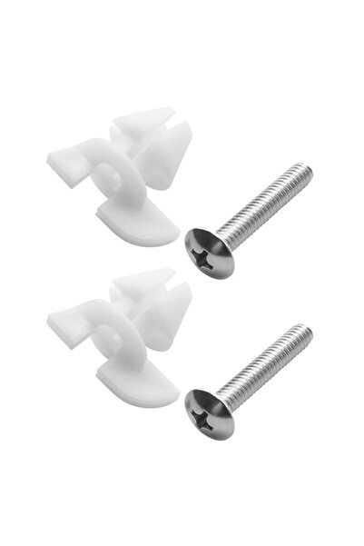 Generic 4Pack Universal Sturdy Non-Slip Rust-Resistant Toilet Seat Screws Rep...