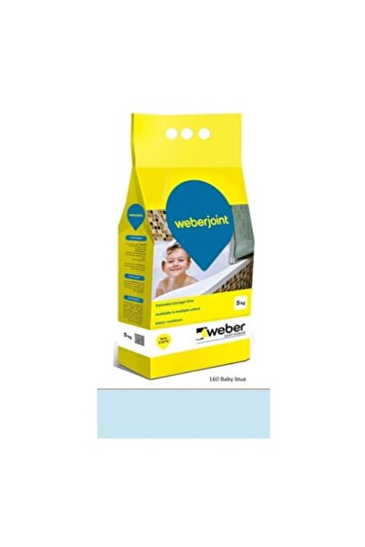 Generic Weber Cement-Based Pre-Mixed Tile Joint Grout-Multi Colors (BABY BLUE)