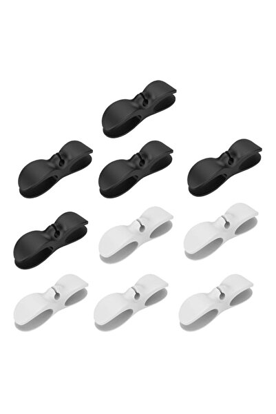 Generic 10Pcs White Black Versatile Kitchen Cord Winder Easy Install No-Punch...