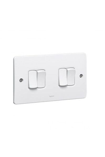 Generic LEGRAND 730004 SINGLE POLE SWITCH SYNERGY - 4 GANG - 2 WAY - 10 AX - ...