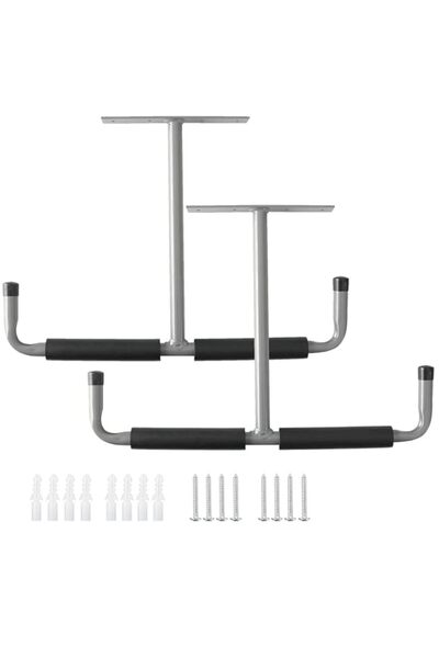 Generic THE WHITE SHOP Overhead Garage Storage Rack, 16.5 Inch Heavy Duty Cei...